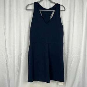 Fabletics On The Go Built-in Bra Dress NWT Size XXL 14/16 Classic Navy‎